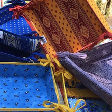 Load image into Gallery viewer, fabric provence traditional french basket organizers