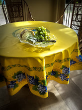 Load image into Gallery viewer, Garlands Of Grapes On A Rectangular or Round Tablecloth With Wipe Clean Finish
